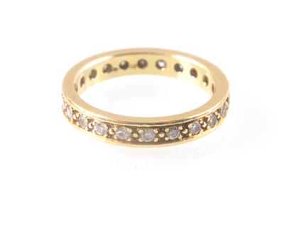 Brillantmemoryring zus. ca. 0,60 ct - Gioielli