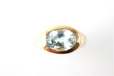 Aquamarinring - Schmuck Onlineauktion