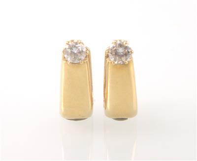 Brillantohrringe zus. ca. 0,50 ct - Jewellery