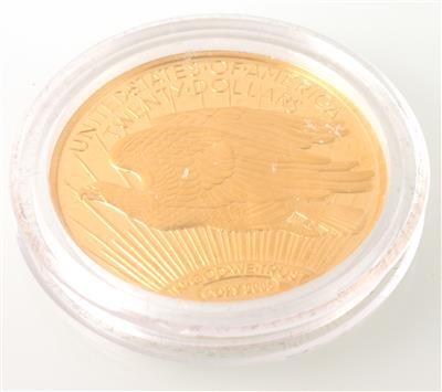 Goldmedaille "Double Eagle" - Schmuck Onlineauktion