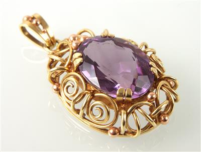 Amethystanhänger - Schmuck Onlineauktion