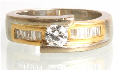 Brillant-Diamant Damenring zus. ca. 0,60 ct - Sale - auction