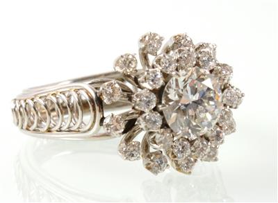 Brillantring zus. ca. 1,60 ct - Sale - auction