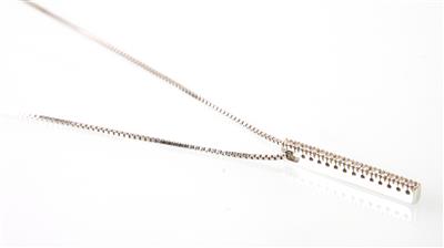 Brillantcollier zus. 0,10 ct - Gioielli