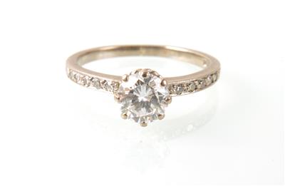 Brillant/Diamantring zus. ca.1 ct - Klenoty