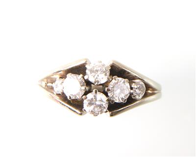 Brillantring zus. ca. 0,90 ct - Gioielli