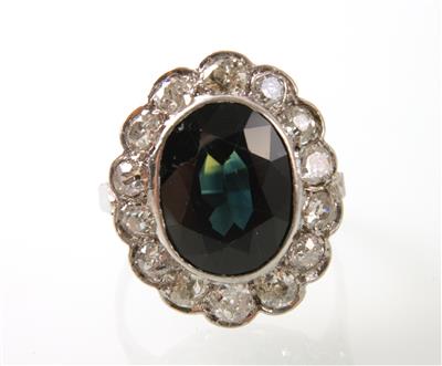 Altschliffdiamantring zus. ca. 1,50 ct - Schmuck online auction