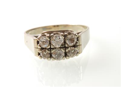 Brillantring zus. ca. 0,75 ct - Schmuck online auction