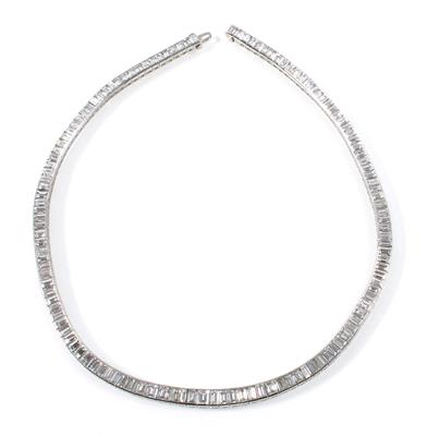 Diamantcollier zus. ca. 26,00 ct - Jewellery