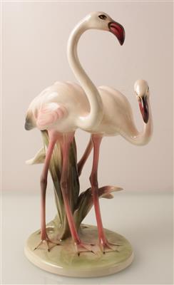 Paar Flamingos - Summer auction