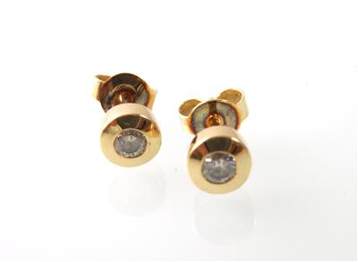 Brillantohrstecker zus. ca. 0,20 ct - Klenoty