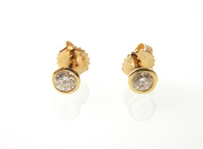 Brillantohrstecker zus. ca. 0,60 ct - Schmuck