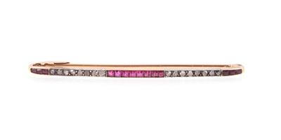 Rubin Diamant Stabbrosche - Jewellery