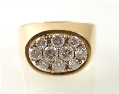 Brillantring zus. ca. 0,95 ct - Schmuck