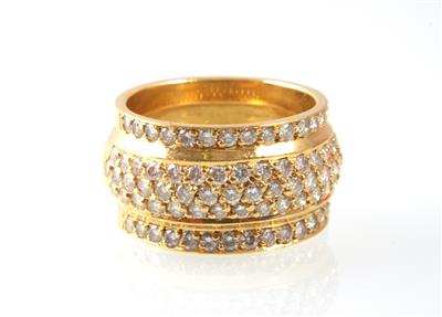 Brillant/Diamantring zus. ca. 2,20 ct - Jewellery