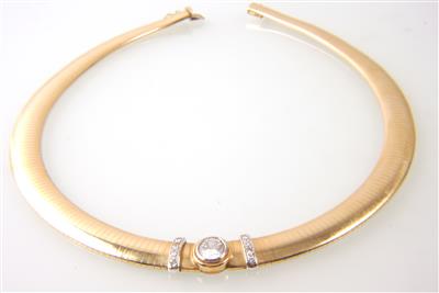 Brillantcollier - Schmuck und Uhren