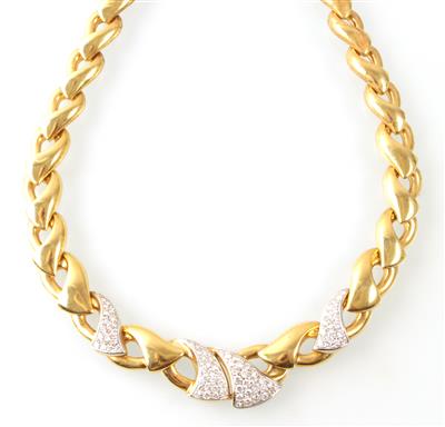 Brillantcollier zus. ca.2,30 ct - Klenoty a náramkové