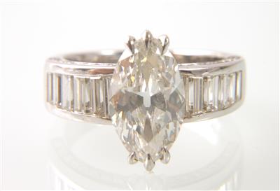 Brillant-Diamantring zus. ca.3,5 ct - Schmuck und Uhren