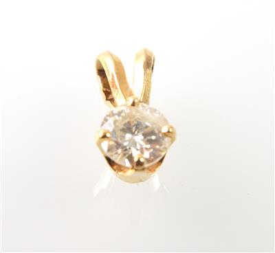 Brillantanhänger zus. ca. 0,35 ct - Klenoty a náramkové