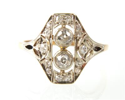 Diamantring zus. ca 0,35 ct - Gioielli e orologi