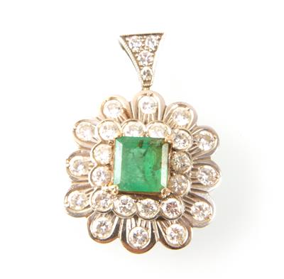 Brillantanhänger zus. ca. 1,80 ct - Schmuck und Uhren