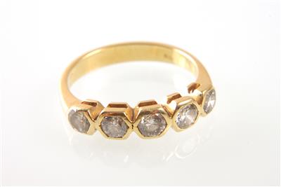 Brillantring zus. ca 0,75 ct - Gioielli e orologi