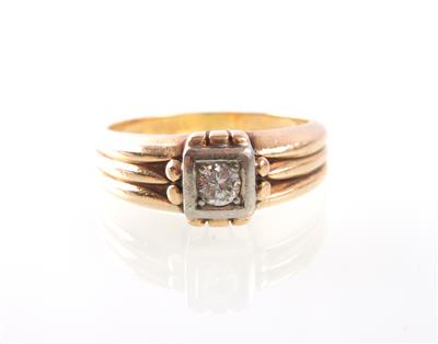 Brillantring ca. 0,15 ct - Jewellery, watches and antiques