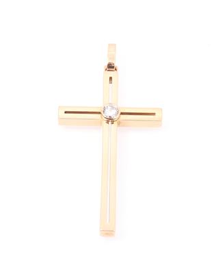 Brillantkreuz ca. 0,55 ct - Jewellery and watches