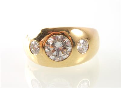 Brillantring zus. ca. 1,85 ct - Jewellery and watches