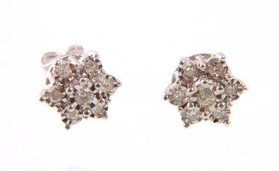 Brillant/Diamantohrstecker zus. ca. 0,25 ct - Jewellery and watches