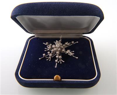 Brillantbrosche zus. ca. 1,70 ct - Jewellery and watches