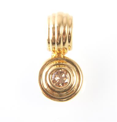 Brillantanhänger ca. 0,20 ct - Watches, jewellery and antiques