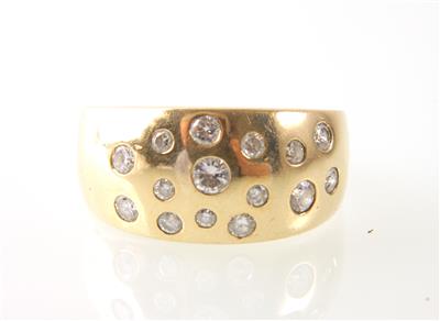 Brillantring zus. ca. 0,60 ct - Gioielli e orologi