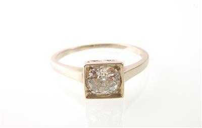 Altschliffdiamantsolitär ca. 0,75 ct - Uhren, Schmuck und Antiquitäten