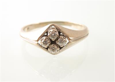 Brillantring zus. ca. 0,20 ct - Dipinti, gioielli e orologi