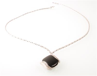 Diamantcollier zus. 0,12 ct - Jewellery and watches