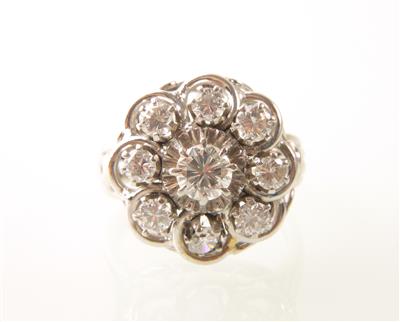 Brillant Ring zus. ca.1,00 ct - Jewellery and watches