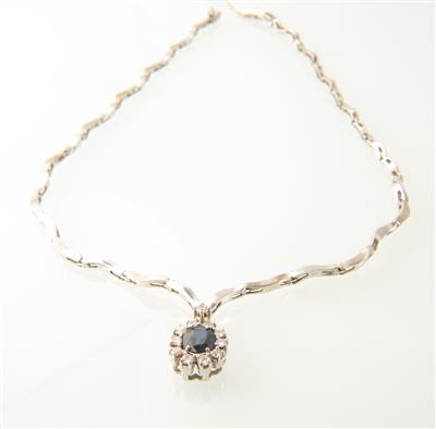 Brillantcollier zus. ca. 0,45 ct - Gioielli e orologi