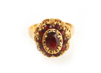 Granatring - Schmuck und Uhren