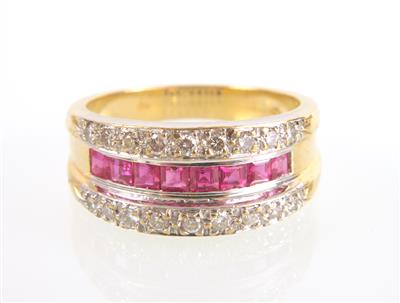 Brillant Rubin Ring - Jewellery and watches