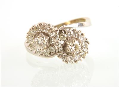 Brillantring zus. ca. 1 ct - Gioielli e orologi