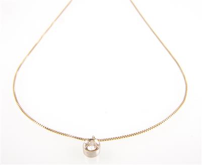 Brillantcollier ca. 0,30 ct - Jewellery and watches