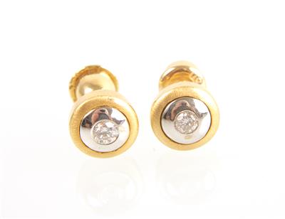 Brillantohrstecker zus. ca. 0,10 ct - Gioielli e orologi