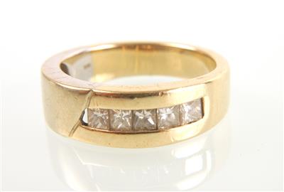 Diamantring zus. ca. 0,35 ct - Jewellery and watches