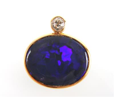 Altschliffdiamantanhänger ca. 0,50 ct - Jewellery and watches