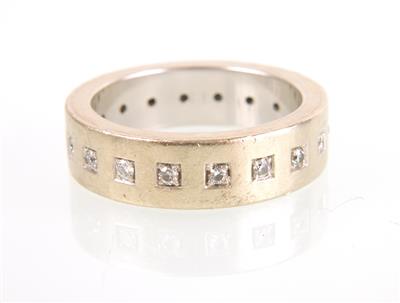 Brillantmemoryring zus. ca. 0,35 ct - Gioielli e orologi