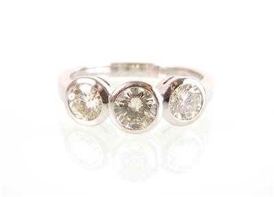 Brillant Ring zus. ca. 1,35 ct - Jewellery and watches