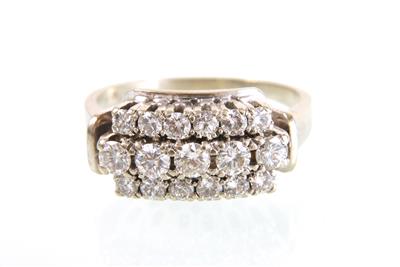 Brillant Ring zus. ca. 0,95 ct - Jewellery and watches