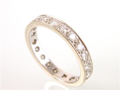 Brillant-Memoryring zus. 1,11 ct - Gioielli e orologi