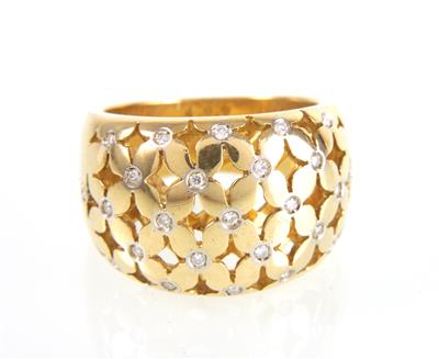 Brillant Ring zus. ca. 0,25 ct - Gioielli e orologi